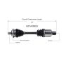 GSP NCV48993 Mercedes-Benz CV Axle Assembly  - Front Left