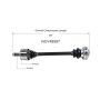 GSP NCV48997 Mercedes-Benz (Sedan) CV Axle Assembly  - Rear
