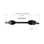 GSP NCV49009 16-19 Mini Cooper Clubman Base CV Axle Assembly  - Front Left