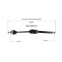 GSP NCV49010 16-19 Mini Cooper Clubman Base CV Axle Assembly  - Front Right