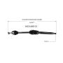 GSP NCV49012 14-22 Mini Cooper (1.5) CV Axle Assembly  - Front Right