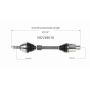 GSP NCV49015 Mini CV Axle Assembly  - Front Right