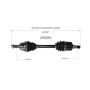 GSP NCV49040 07-15 Mini Cooper (1.6) CV Axle Assembly  - Front Left