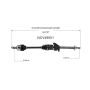 GSP NCV49501 02-04 Mini Cooper CV Axle Assembly  - Front Right