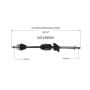 GSP NCV49505 02-08 Mini Cooper CV Axle Assembly  - Front Right