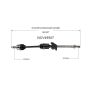 GSP NCV49507 04-08 Mini Cooper CV Axle Assembly  - Front Right