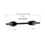 GSP NCV49508 07-15 Mini Cooper (1.6) CV Axle Assembly  - Front Left