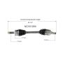 GSP NCV51050 Dodge, Mitsubishi (Sedan) CV Axle Assembly  - Front Right