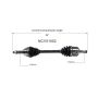 GSP NCV51052 Eagle, Mitsubishi, Plymouth CV Axle Assembly  - Front Right