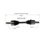 GSP NCV51129 01-06 Mitsubishi Montero CV Axle Assembly  - Front Left