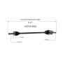 GSP NCV51502 97-02 Mitsubishi Mirage (1.8) CV Axle Assembly  - Front Right