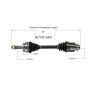 GSP NCV51540 03-06 Mitsubishi Lancer (2.0) CV Axle Assembly  - Front Left