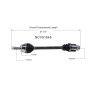 GSP NCV51545 08-11 Mitsubishi Endeavor (AWD) CV Axle Assembly  - Front Right