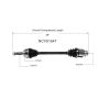GSP NCV51547 03-06 Mitsubishi Outlander (AWD) CV Axle Assembly  - Front Right