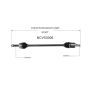 GSP NCV53006 Nissan CV Axle Assembly  - Front Right