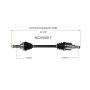 GSP NCV53017 13-19 Nissan Sentra (1.8) CV Axle Assembly  - Front Left