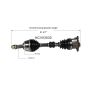 GSP NCV53030 02-06 Nissan X-Trail CV Axle Assembly  - Front Right