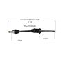 GSP NCV53035 11-17 Nissan Juke (AWD) CV Axle Assembly  - Front Right