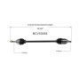 GSP NCV53054 91-92 Nissan Sentra E CV Axle Assembly  - Front Right