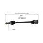 GSP NCV53061 06-08 INFINITI M35 X CV Axle Assembly  - Front Left
