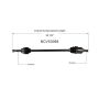 GSP NCV53068 Nissan (Hatchback/Sedan/Wagon) CV Axle Assembly  - Front Right