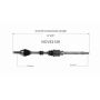 GSP NCV53126 17-19 Nissan Sentra CV Axle Assembly  - Front Right