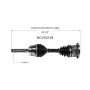 GSP NCV53128 INFINITI, Nissan (2.4) CV Axle Assembly  - Front