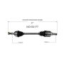GSP NCV53177 13-19 Nissan Sentra (1.8) CV Axle Assembly  - Front Left