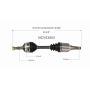 GSP NCV53503 92-94 Nissan Maxima SE CV Axle Assembly  - Front Left