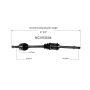 GSP NCV53504 92-94 Nissan Maxima SE CV Axle Assembly  - Front Right