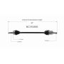 GSP NCV53550 Nissan (1.6) CV Axle Assembly  - Front Right