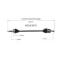GSP NCV53573 00-06 Nissan Sentra (1.8) CV Axle Assembly  - Front Right