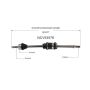 GSP NCV53576 00-01 Nissan Sentra (2.0) CV Axle Assembly  - Front Right