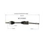 GSP NCV53591 02-06 Nissan Sentra (2.5) CV Axle Assembly  - Front Right
