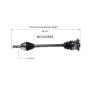GSP NCV53593 03-08 INFINITI FX45 CV Axle Assembly  - Front Left