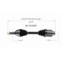 GSP NCV53600 03-07 Nissan Murano (AWD) CV Axle Assembly  - Front Right
