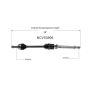 GSP NCV53906 07-12 Nissan Versa 1.8 S (1.8) CV Axle Assembly  - Front Right
