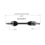 GSP NCV53915 09-14 Nissan Maxima CV Axle Assembly  - Front Left