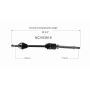 GSP NCV53919 07-12 Nissan Sentra CV Axle Assembly  - Front Right