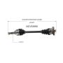 GSP NCV53990 89-94 Nissan 240SX CV Axle Assembly  - Rear Right