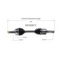 GSP NCV62011 02-09 Saab 9-5 CV Axle Assembly  - Front