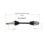 GSP NCV66001 Subaru (Sedan/Wagon) CV Axle Assembly  - Front