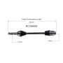 GSP NCV66005 Subaru (Hatchback/Sedan/Wagon) CV Axle Assembly  - Front