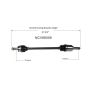 GSP NCV66009 Subaru CV Axle Assembly  - Front