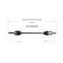 GSP NCV66056 15-19 Subaru Legacy (3.6) CV Axle Assembly  - Rear