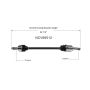 GSP NCV66512 Subaru (2.4, 2.5) CV Axle Assembly  - Front