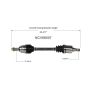 GSP NCV68007 90-94 Suzuki Swift CV Axle Assembly  - Front Left