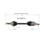 GSP NCV68518 Suzuki CV Axle Assembly  - Front Left