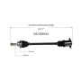 GSP NCV69004 Lexus, Toyota (3.3) CV Axle Assembly  - Rear