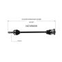 GSP NCV69008 84-87 Toyota Corolla CV Axle Assembly  - Front Right